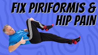 Chronic Piriformis amp Hip Pain Fix It Yourself 3 Steps [upl. by Terrej905]