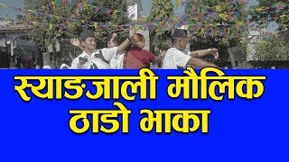 स्याङ्जाली मौलिक ठाडो भाका  Nepali typical thado bhaka [upl. by Adabelle425]