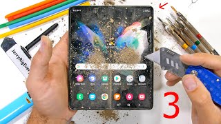 Is the Galaxy Fold 3 really 80 Stronger  Durability Test [upl. by Ainnet]