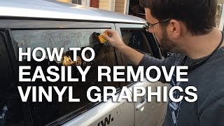 How To Easily Remove Vinyl Graphics and Stickers from your Car or Truck [upl. by Harobed250]