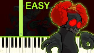 Expurgation from Friday Night Funkin Tricky Mod  EASY Piano Tutorial [upl. by Oned]