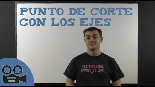 Punto de corte con los ejes [upl. by Seyler]