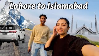 DAY 1 ✨♥️ ISLAMABAD 🕌 LAHORE TO KALAM 🏔 TOUR VLOG ✨ [upl. by Arjan791]