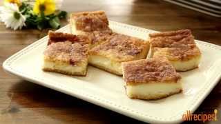 How to Make Cream Cheese Squares  Dessert Recipes  Allrecipescom [upl. by Knepper]