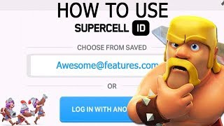 How to use Supercell ID  How to have Multiple Accounts on One Device  Clash of Clans [upl. by Einhpets586]