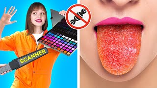 COOL WAYS TO SNEAK CANDIES INTO CLASS  Awesome Food Hacks And Tricks by 123 Go Live [upl. by Letha844]