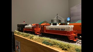 Walthers Mainline SW7 Illinois Central Gulf Operating Session [upl. by Ednarb811]