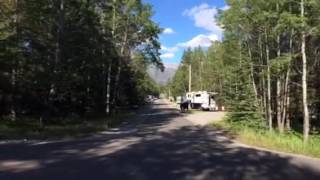 Tunnel Mountain Trailer Court Banff National Park Alberta Canada [upl. by Airliah]