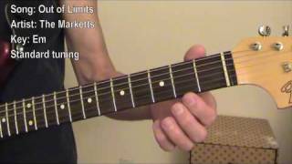 Out of Limits  guitar lesson [upl. by Etiam]