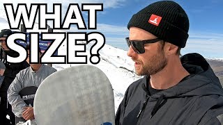 What Size Snowboard Should You Buy [upl. by Amlev]