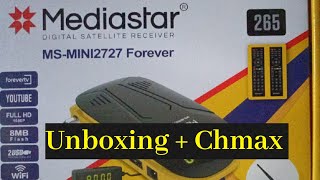 Mediastar MS MINI 2727 Unboxing and Chmax [upl. by Ikram914]