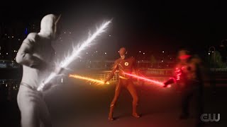 The Flash 7x18 Barry and Thawne vs Godspeed [upl. by Tnilc368]