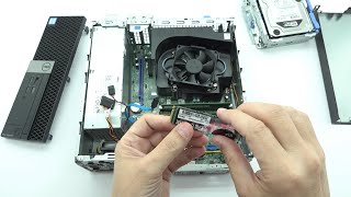 How to install NVMe SSD on Dell Optiplex 7040 [upl. by Lamag]