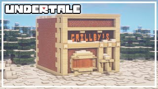 Building Grillbys from Undertale  Minecraft Tutorial [upl. by Angell]