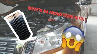 TUTORIAL QUICK AND EASY FUEL FILTER CHANGE OF NISSAN NAVARA 2019 MODEL [upl. by Yhcir75]