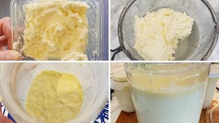 MANTEQUILLA FERMENTADA  con búlgaros kefir de leche [upl. by Ayrolg]