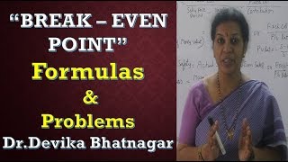 quotBreak  Even Pointquot Formulas amp Problems [upl. by Chrystal]