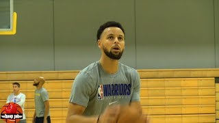 Steph Curry Shooting 3s During Workout For 1 Hour At Warriors Practice HoopJab NBA [upl. by Antonia]