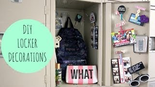 DIY Locker Decorations For Back To School [upl. by Enaffit]