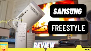 Samsung Freestyle Projector Review with Battery Pack [upl. by Aima]