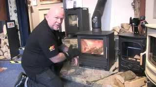 Lighting A Wood Burning Stove [upl. by Bibby]