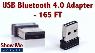 Easy To Use USB Bluetooth 40 Adapter  Quickly Add Bluetooth To Your Computer Or Laptop 3872 [upl. by Mushro]