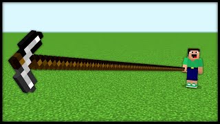 So I made pickaxes RIDICULOUSLY LONG ft Bandi Datapack [upl. by Yecniuq]