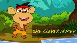 Jataka Tales  Moral Stories  The Clever Monkey [upl. by Linehan781]