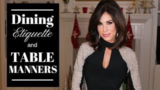 Dining Etiquette 101  Table Manner Tips and Tricks  TOPICS WITH TRACY [upl. by Ahcsatan]