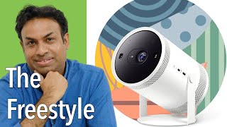 Samsung The Freestyle  Interesting Smart Portable Projector [upl. by Sadira]