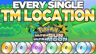 Every TM Location in Pokemon Ultra Sun and Moon  Austin John Plays [upl. by Tnilc726]