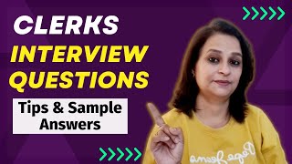 Office Clerk Interview Questions and Answers  For Freshers and Experienced Candidates [upl. by Diana]