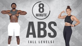 8 Minute Abs For All Fitness Levels [upl. by Esinek]