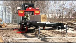 Portable Sawmill TimberKing 1600 In Action [upl. by Millie]