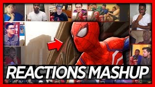 Spiderman PS4 E3 2016 Official Trailer Reactions Mashup Gamers React [upl. by March]