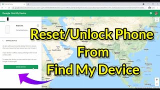 How to Reset Remotely With Google Find My device  Unlock Android Phone [upl. by Carce]