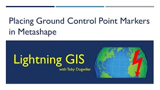 Placing Ground Control Point Markers in Agisoft Metashape [upl. by Donovan]