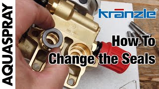 How to change the Water Seals  Kranzle Pressure Washers [upl. by Manthei]