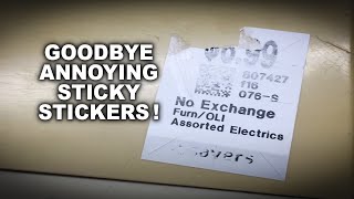 How to Remove Price Stickers From Plastic [upl. by Alica243]