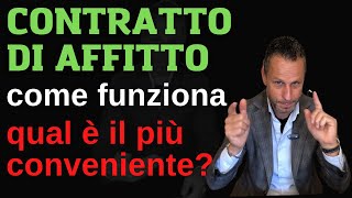 Contratto di affitto come funziona qual è il più conveniente e 4 errori da evitare [upl. by Drucy839]