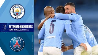 Manchester City vs Paris SaintGermain Extended Highlights  UCL on CBS Sports [upl. by Kalila90]