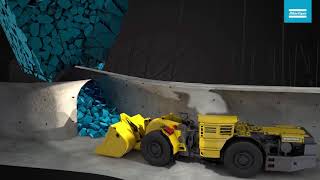 Atlas Copco Block Caving Mining Method [upl. by Allemahs]