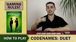 Codenames Duet  How to Play [upl. by Ewer]