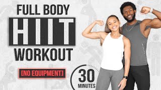 30 Minute Bodyweight HIIT Workout For Advanced and Beginners [upl. by Pickar243]