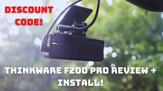 Thinkware F200 Pro FrontRear Dashcam Install amp Review F30F80 Chassis Guide [upl. by Geilich622]