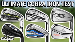 Ultimate Cobra Golf Iron Comparison  Trackman Test [upl. by Koenraad]