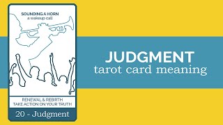 Judgment Tarot Card Reading and Meaning [upl. by Englebert]