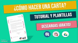 👉Cómo hacer una CARTA FORMAL o INFORMAL  Plantillas y Tutorial 2023 [upl. by Taylor]