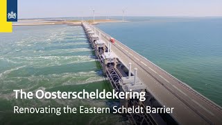 The Oosterscheldekering the largest Delta Works of The Netherlands [upl. by Ellirpa]