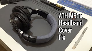 Audiotechnica Headband Cover Replacement [upl. by Thorin361]